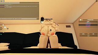 In the Roblox World, a Rough Blacked Scene Unfolds with Intense Anal and Doggystyle Action