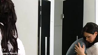 Cute shemale gabriela andrade gets pumped full of cum dt691