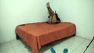 18-Year-Old Rebellious Student with Dry Dark Pussy in Uniform