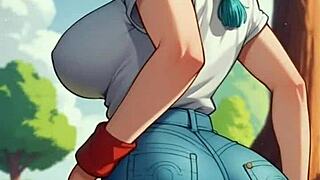 bulma looks incredibly hot in european solo scene