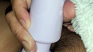 wet pussy toy masturbation play