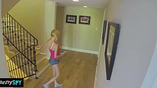 hot nanny rides big cock to keep her job, wet pussy action