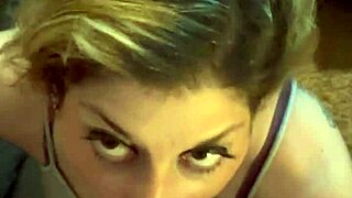 Sexy Milf Wife Sucks Husband's Hard Cock Until He Cums