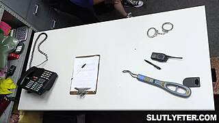 Breezy bri do some naughty favor on officer rusty nails!