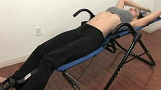 Pretty brunette feels intense pleasure squirting during masturbation.