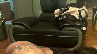 I give tranny TS RisqueRoxanne intense backshots in POV quickie.