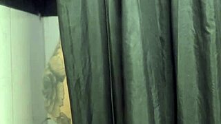 Man invades store dressing room pounds wet ass raw anal creampie no condom