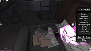 roblox slut dives into wild 18+ party sex rough missionary pounding and cum blasts