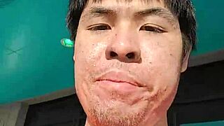 asian amateur walks publicly outdoors during work in amsr style