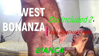 Bianca tight pussy hard fucked deepthroat cumshot mouthful swallow interracial pounding