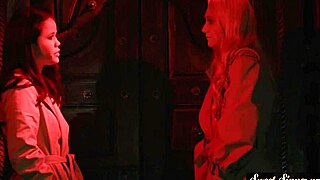 Cocksucking milf and teen get drilled hard in intense threesome action