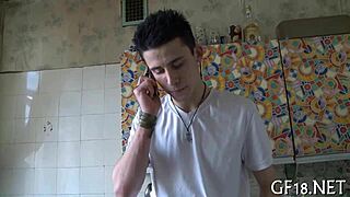 Perverted guy grips mature ex-girlfriend for rough hardcore sex