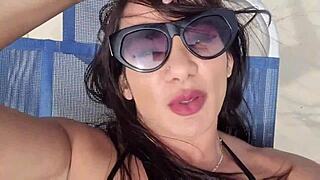 beach dogging with tinder stud pounding athletic ass