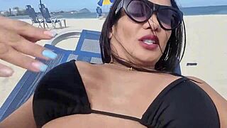 beach dogging with tinder stud pounding athletic ass