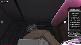 roblox slut dives into wild 18+ party sex rough missionary pounding and cum blasts