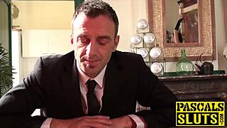 big boobs babe craves maledom's rough slave treatment 😈🔥