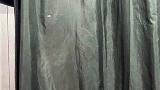 Man invades store dressing room pounds wet ass raw anal creampie no condom