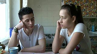 Perverted guy grips mature ex-girlfriend for rough hardcore sex