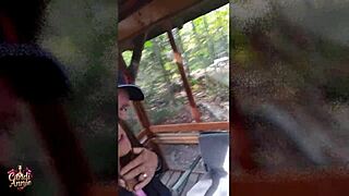 Mature Candi Annie's Best POV Forest Fuck Cum Swallow