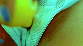 desi beauty relaxes with self-care toys reaching calm peak