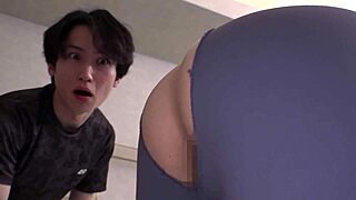 Yoga Instructor's Ripped Spats Expose Juicy Ass for Instant Pound