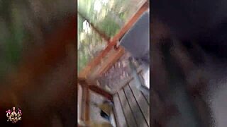 Mature Candi Annie's Best POV Forest Fuck Cum Swallow