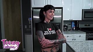 Tattooed Aurora Anarchy Bent Over For Rough Discipline Fuck