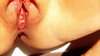 Oh damn sexy mature spreads her delicious shaved meat box wide!