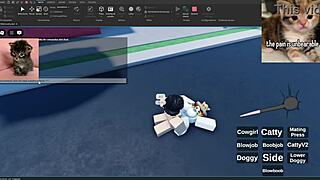 Mysterious V4 showcase bends over for silly hilarious ass activities