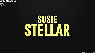 Scarlit Scandal Susie Stellar Double Teamed Pussy Spanking Creampie