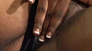 valentine's day homemade outdoor garage fuck with my big tits ebony wife