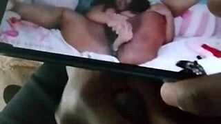 hey wanna join me jerking to sexy ebony toy play in jeans?