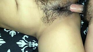 TV Volume Up Hides Wild Creampie Moans From Neighbors