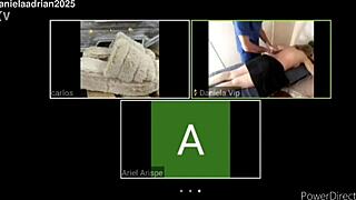 Blonde With Long Hair Gives Erotic Ass Massage On Zoom Call