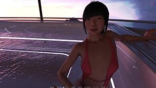 Daring voyagers game turns into tits exposure fucking frenzy