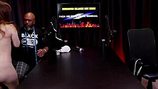 Angel Bloomm Sheer Red See-Through Naked Dance Audition Fears