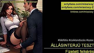 Roleplay Standing Sex Scene with Hungarian Audio Narration