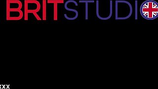 Naughty student uniform babe teases you to stroke for her big tits