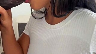 whoa check this amateur couple devour that huge dildo together wild