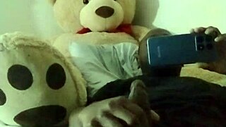 hey wanna join me jerking to sexy ebony toy play in jeans?