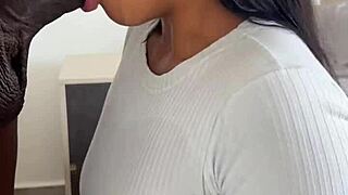 whoa check this amateur couple devour that huge dildo together wild