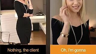 fuck your hot office babes sasha rose karina and barbie