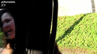 Stranded BBW Karla Lane Rides Big Cock Cowgirl with Cum on Massive Tits