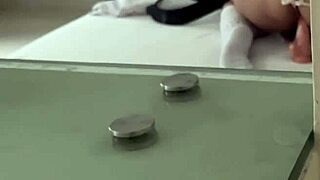 pervy guy catches huge ass schoolgirl masturbating cum cover