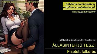 Roleplay Standing Sex Scene with Hungarian Audio Narration