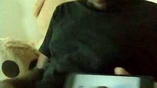 hey wanna join me jerking to sexy ebony toy play in jeans?