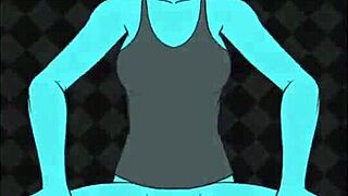 Undyne Rides Monster Cock in Undertale Hentai Fuck