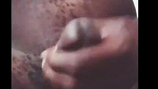 Homemade Monster BBC Jerked Off Intensely Live On Cam