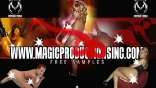 exotic goddesses from around the world showcase their pussies in interracial lesbian strapon play