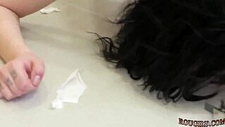 extreme bound teen car blowjob gets so wet!